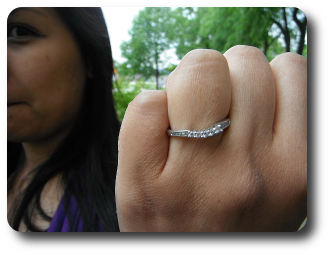 Julie with ring